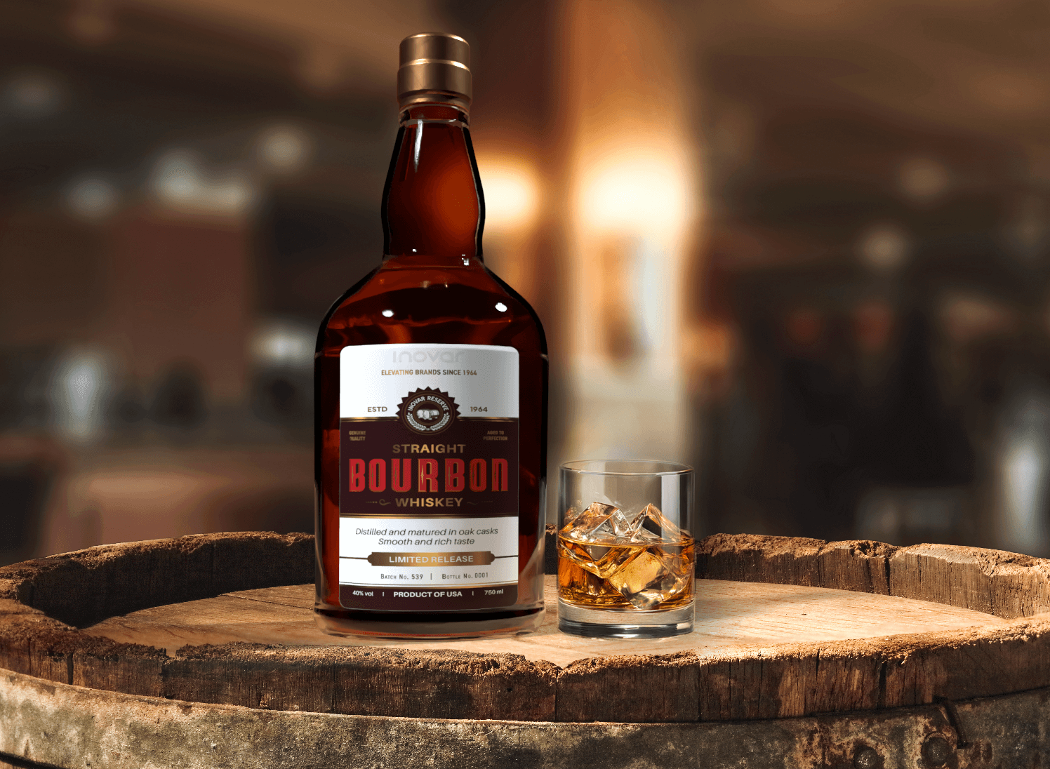 Concept Spotlight: “Show Your Best” – A Premium Label Mockup for a Leading Spirits Brand
