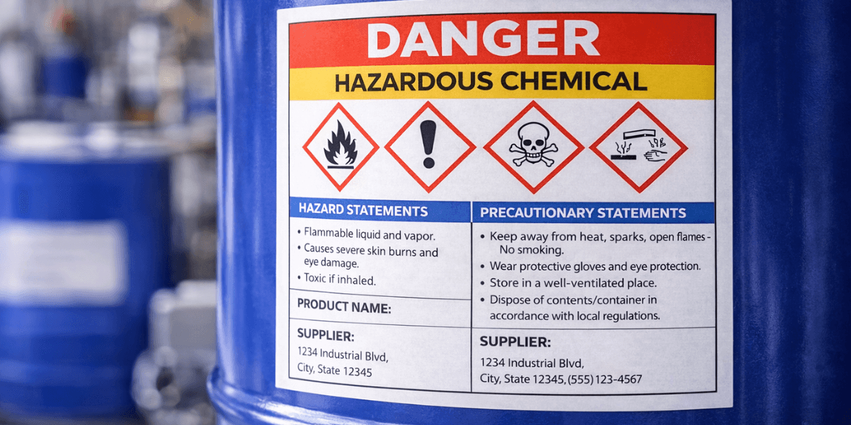 Durable GHS Labels for Chemical Safety and Regulatory Compliance