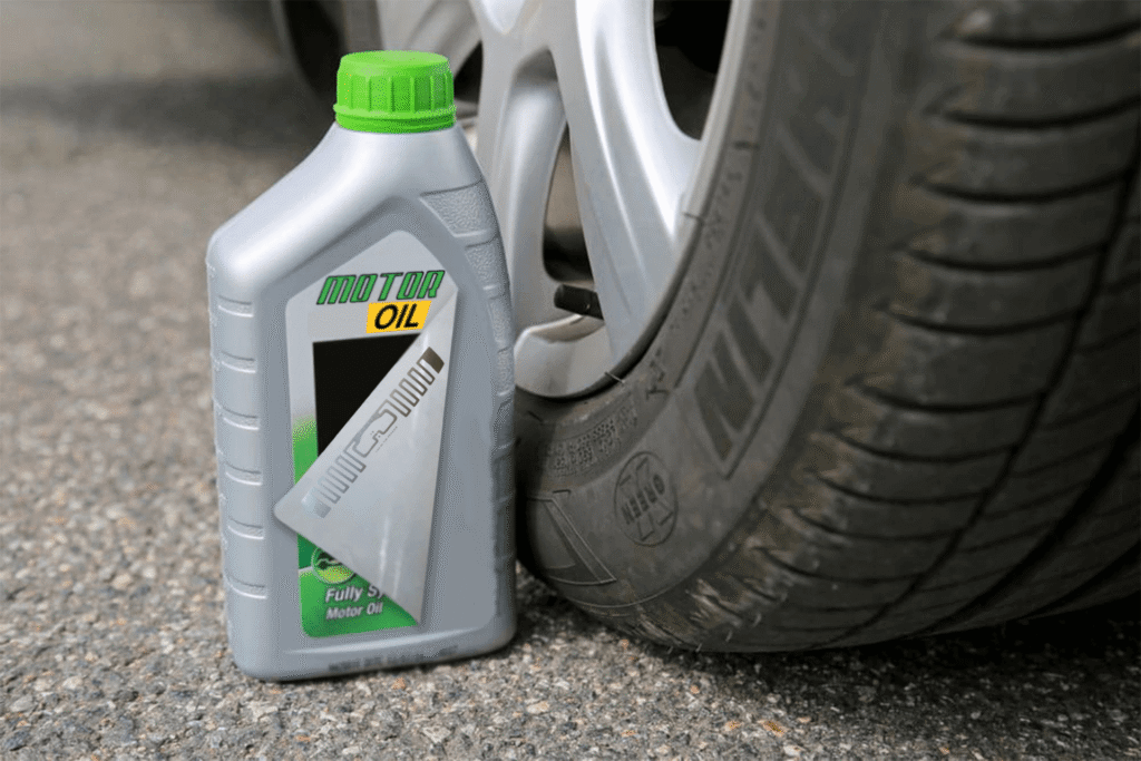 custom motor oil label