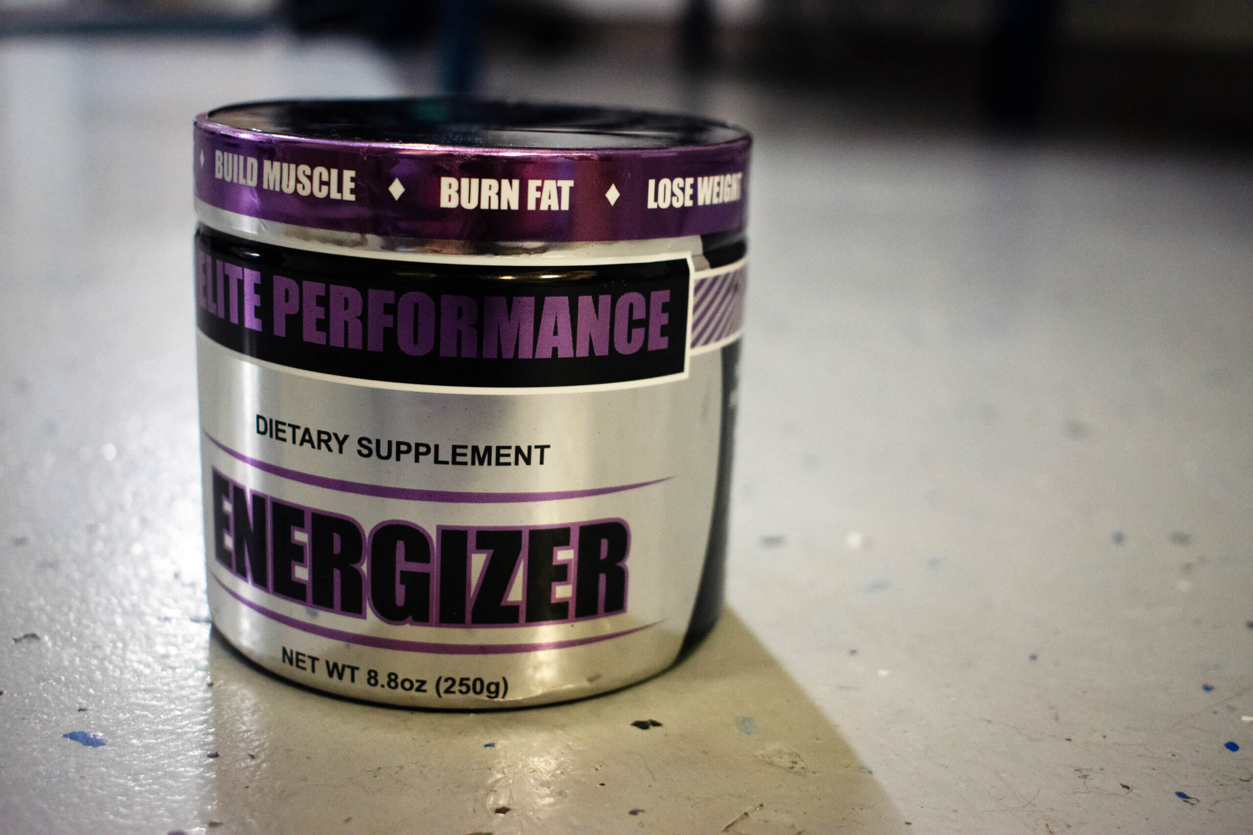 Shrink sleeve on supplement product