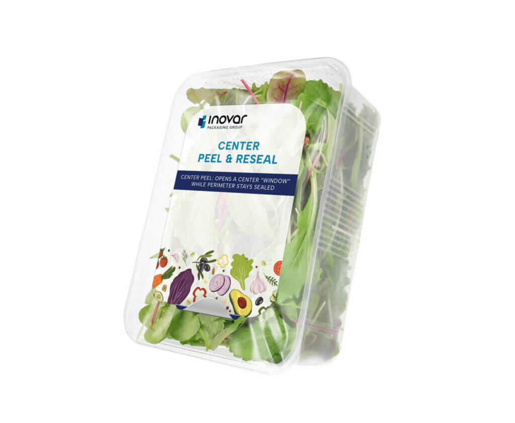 Center Peel Salad Side view