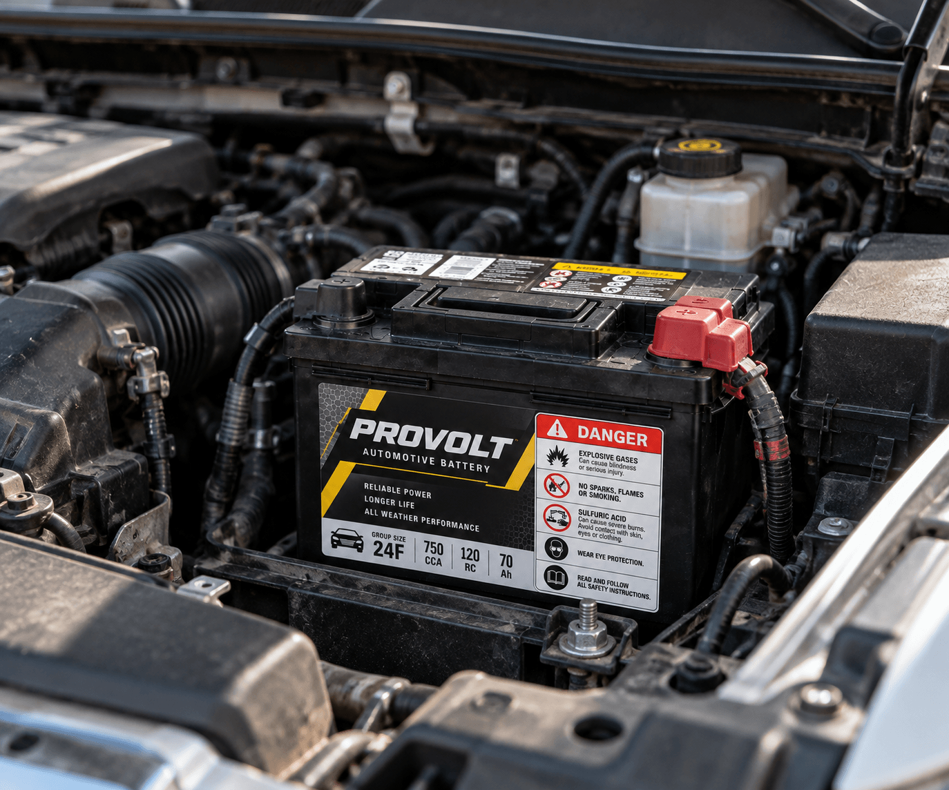 PROVOLT Battery in Engine Bay